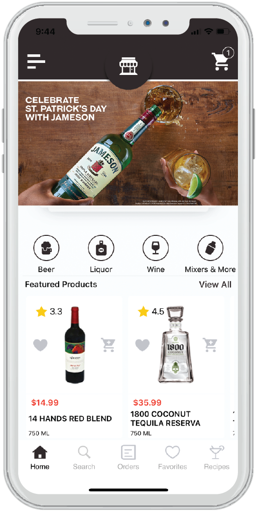 Liquor mobile apps