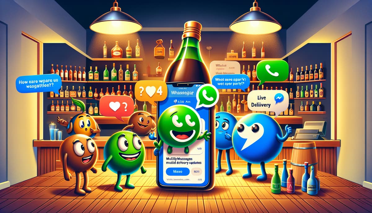 Boost Customer Engagement with WhatsApp and Messenger for Liquor Retail